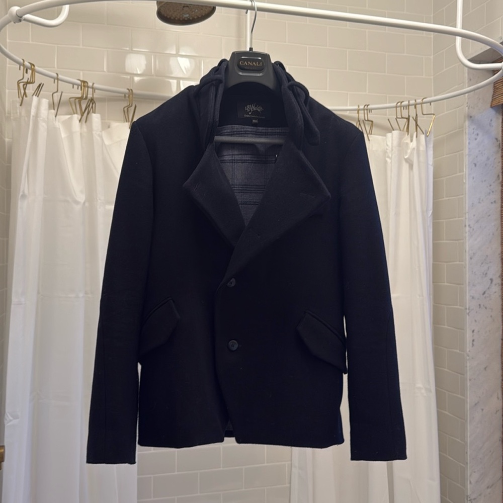 18waits Bomber Length Pea Coat